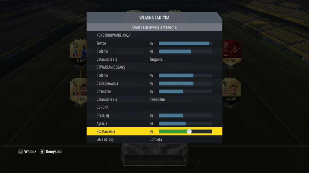 Własna taktyka gracza: Yozhyk